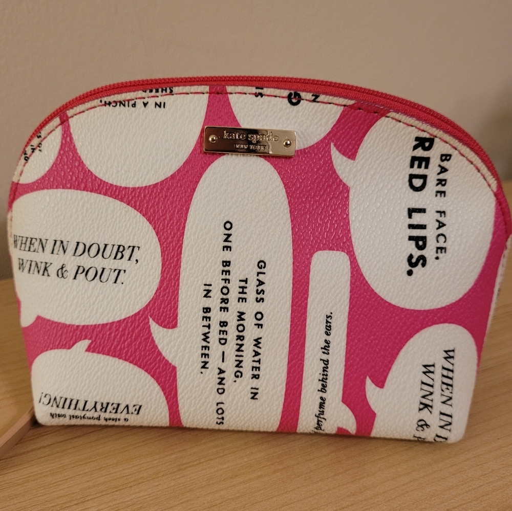 Kate Spade Speech Bubble Makeup Bag